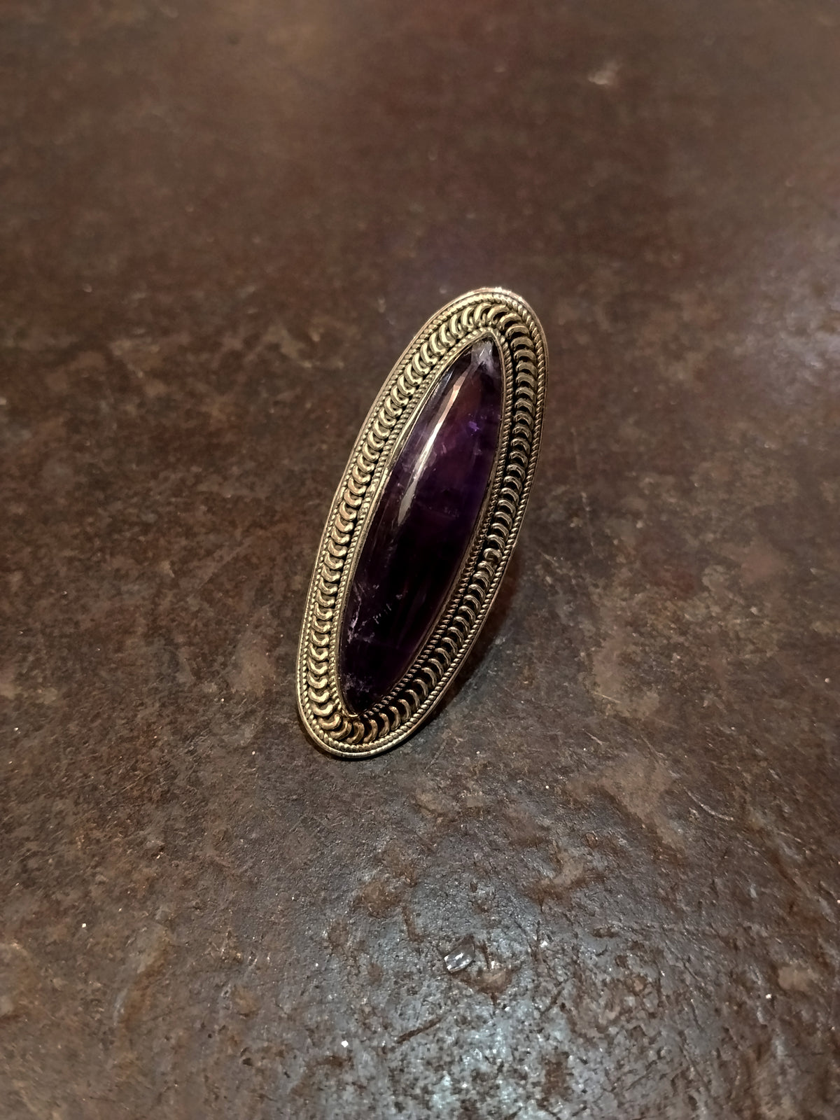 Anello argento Ametista