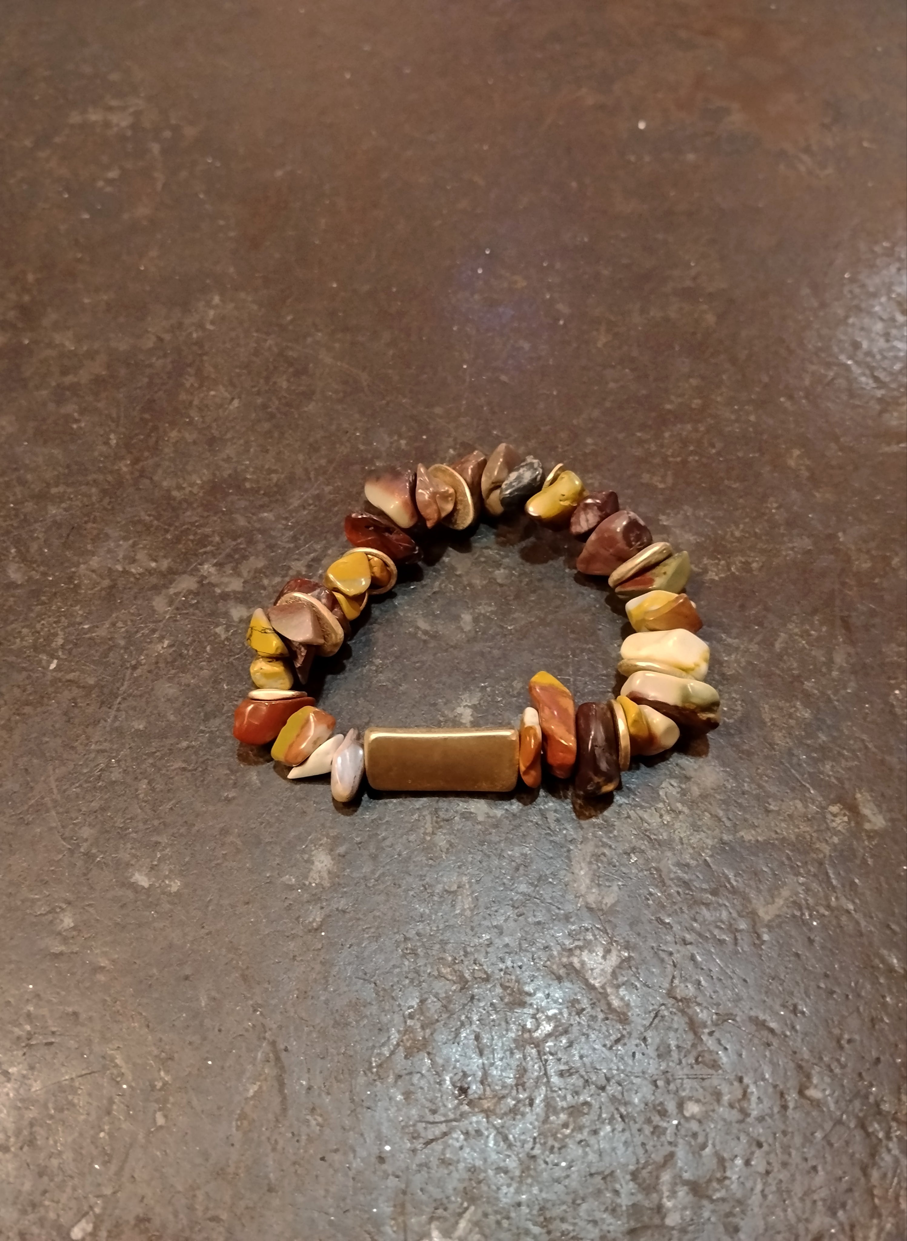 Bracciale maxi chips pietre