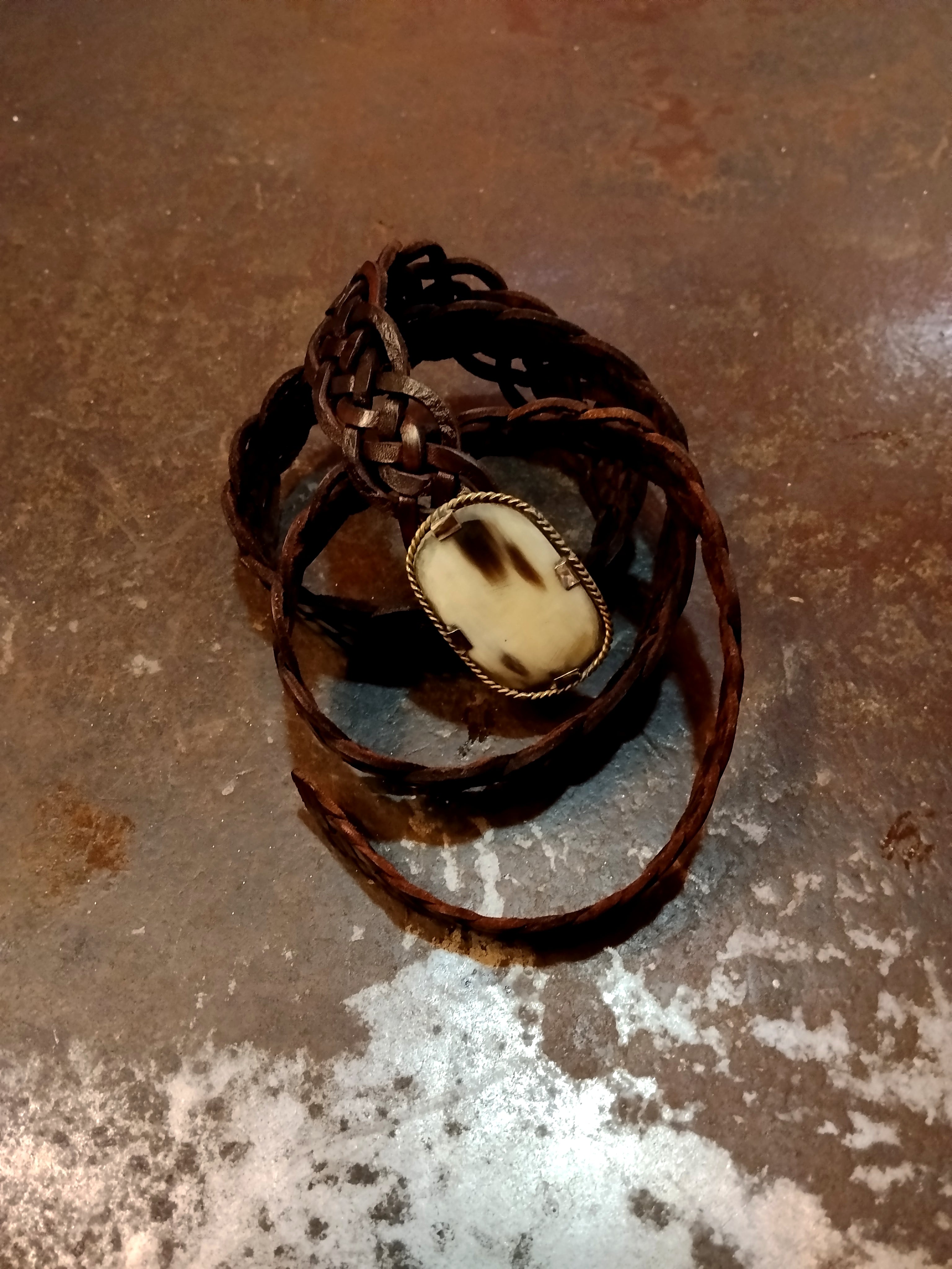 Cintura cuoio 2.5 marrone scuro