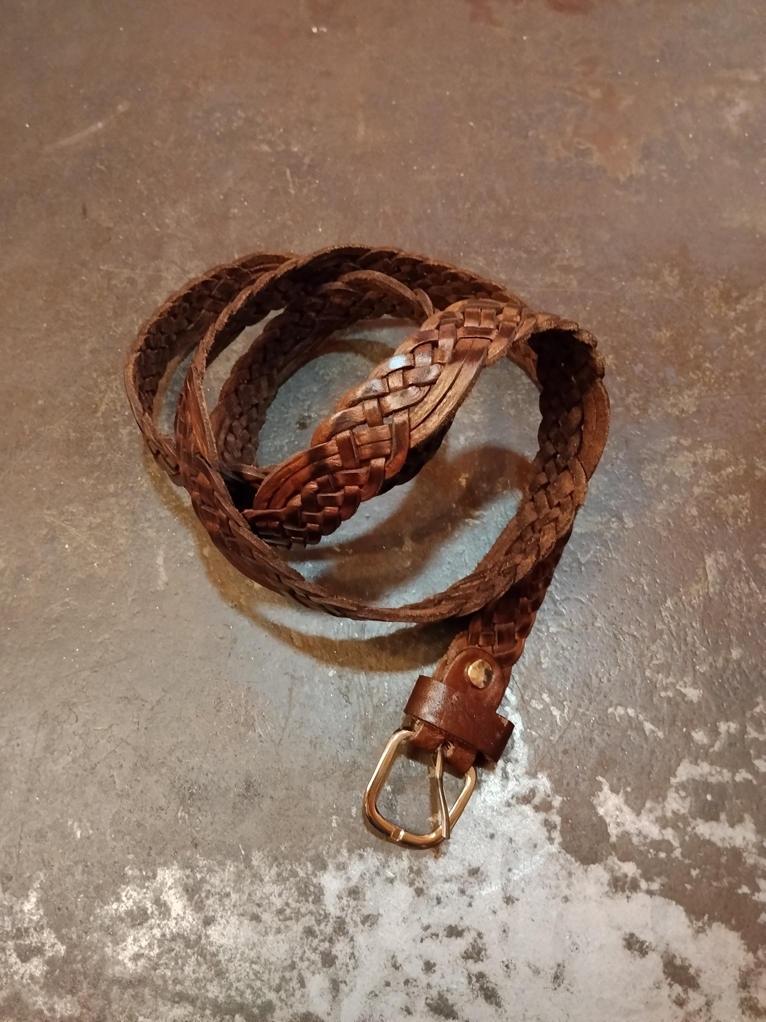 Cintura in cuoio 2.5 no fibbia