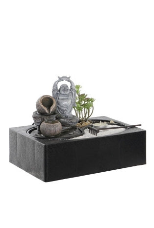 Fontana + giardino Zen Buddha